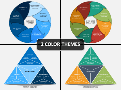 Business strategy PPT cover slide