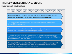 The Economic Confidence Model PPT Slide 1