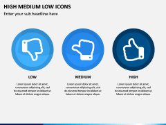 High Medium Low Icons PPT Slide 4