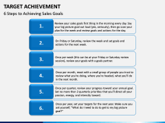 Target Achievement PPT slide 8