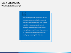 Data Cleansing PPT Slide 2