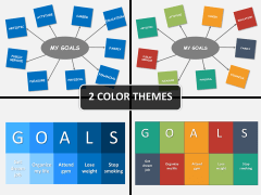 Goals setting PPT cover slide