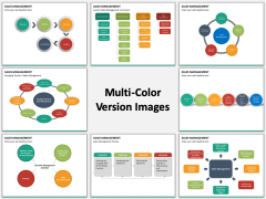 Sales management multicolor combined