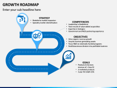 Growth Roadmap PPT Slide 1