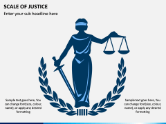 Scale of Justice PPT Slide 1