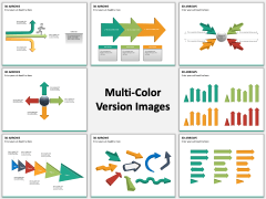 3D arrows PPT slide MC Combined