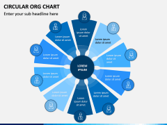 Circular ORG Chart PPT Slide 8