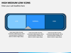 High Medium Low Icons PPT Slide 14