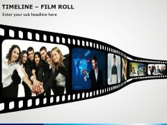 Timeline Film Roll PPT Slide 4