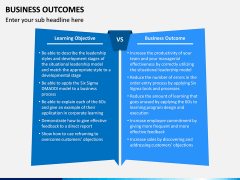 Business outcomes PPT slide 12