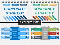 Corporate strategy PPT cover slide