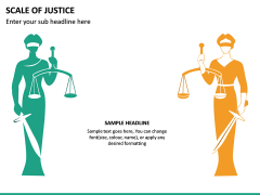 Scale of Justice PPT Slide 8