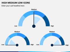 High Medium Low Icons PPT Slide 9