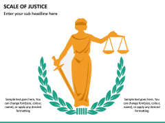 Scale of Justice PPT Slide 5