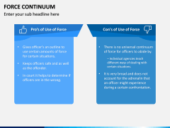 Force Continuum PPT Slide 12