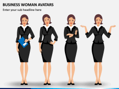 Business Woman Avatars PPT Slide 8