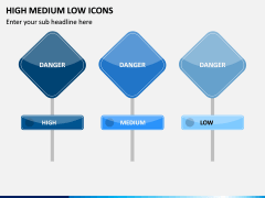 High Medium Low Icons PPT Slide 10