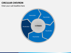 Circular Chevron PPT Slide 6