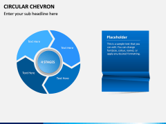 Circular Chevron PPT Slide 3