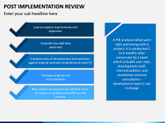 Post Implementation Review PPT Slide 4