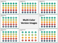 Education Icons PPT Slide MC Combined