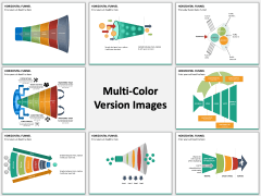 Horizontal funnel PPT slide MC Combined