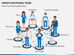 Cross functional teams PPT slide 1