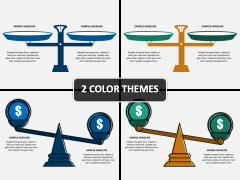 Balance Scale PPT Cover Slide