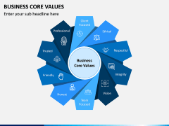 Business Core Values PPT Slide 1