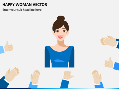 Happy Woman PPT Slide 1