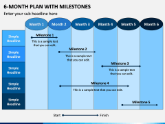 6 Month Plan With Milestones PPT Slide 6