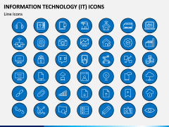 Information Technology (IT) Icons PPT Slide 4