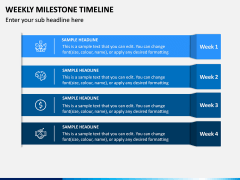 Weekly Milestone Timeline PPT Slide 5