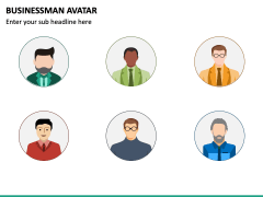 Business Man Avatar PPT Slide 4