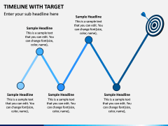 Timeline With Target PPT Slide 7