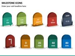 Milestone Icons PPT Slide 4