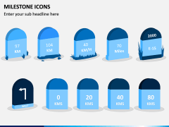 Milestone Icons PPT Slide 2