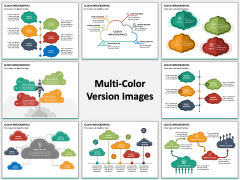 Cloud Infographics Multicolor Combined