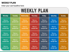 Weekly Plan PPT Slide 3