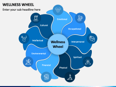 Wellness Wheel PPT Slide 2