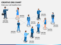 Creative Organizational Chart PPT Slide 8