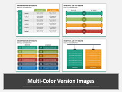 Objectives and Key Results Multicolor Combined