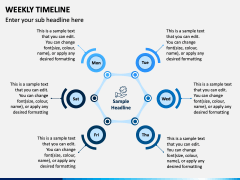 Weekly Timeline PPT Slide 6