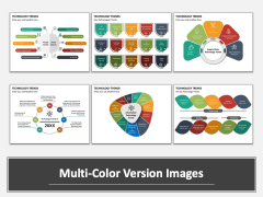 Technology Trends Multicolor Combined