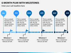 6 Month Plan With Milestones PPT Slide 3