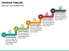 Stairs Timeline PPT Slide 5