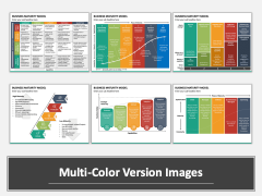 Business Maturity Model Multicolor Combined