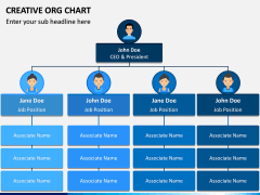 Creative Organizational Chart PPT Slide 11