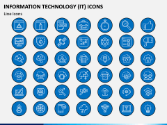 Information Technology (IT) Icons PPT Slide 3