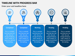 Timeline With Progress Bar PPT Slide 5